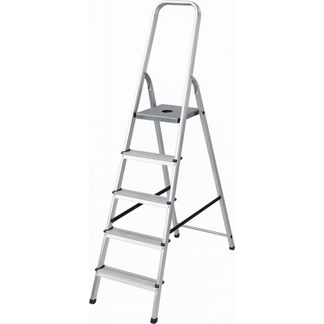 SCALA IN ALLUMINIO ALFA EUROSCALA EN131- - 4 gradini cm.44x145h (84h pedana) kg.4,2 - 1 pezzi FACAL