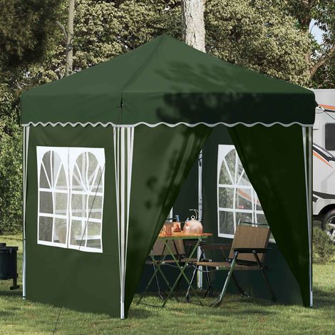 Pop-up Partyzelt Grün 195 x 195 x 245 cm Oxford-Stoff