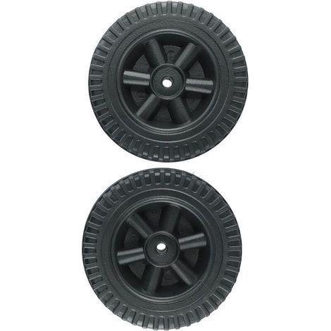 Ersatzräder für Gasgrills – Set mit 2 schwarzen 150-mm-Rädern, kompatibel mit den meisten Modellen (1/5)