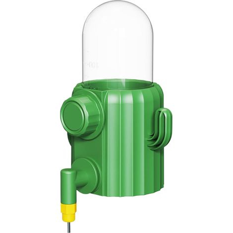 Water Feeder, Water Dispenser, Automatic Cactus Design Easy Fill Sturdy Material Convenient Access Compact Size Secure Placement, Feeding Supplies for Birds (1/5)