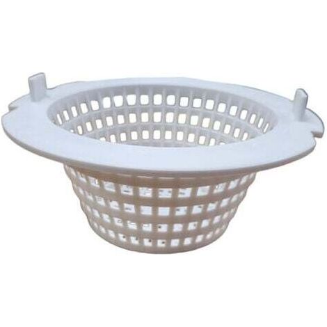 Runder Korb für Skimmer für Aufstellpools – Durchmesser 16 cm – Weiß