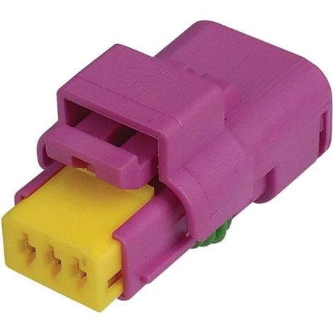Connettore APTIV Sicma Miniseal maschio 3 vie rosa