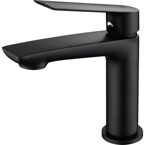 Monomando lavabo Luxor negro mate IMEX BDX023-1NG (1/4)