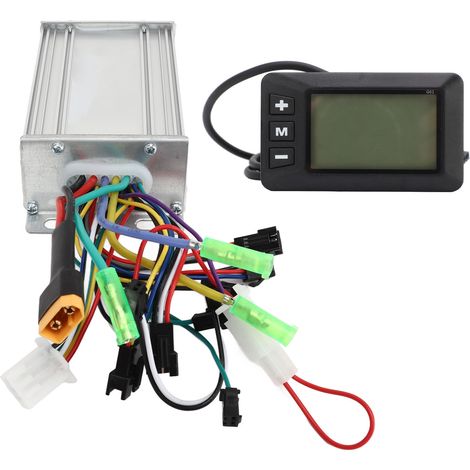 Bürstenloser Controller-Bausatz für 36V, 48V, 60V Elektromotoren für Fahrräder, mit übersichtlichem LCD-Display, 350W/450W Leistung, geeignet für Roller. (1/4)