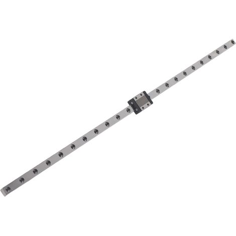 Glissière linéaire MGN9 en acier à roulement, bloc de chariot coulissant pour automate CNC et équipement d'automatisation, 450mm (1/5)
