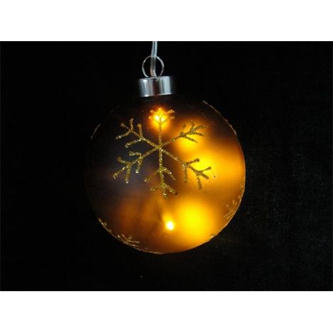 Bola cristal luz LED estrella