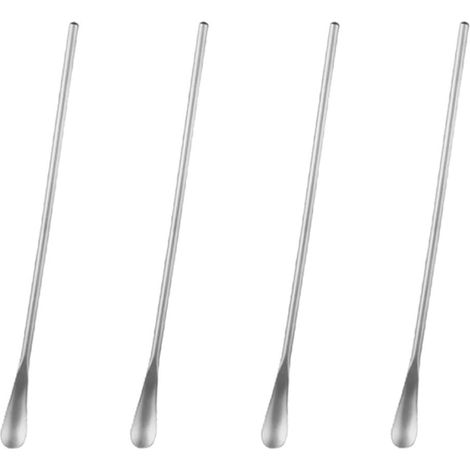 Lot de 4 Cuillères à Glace en Acier Inoxydable Résistantes Chaleur (1/5)