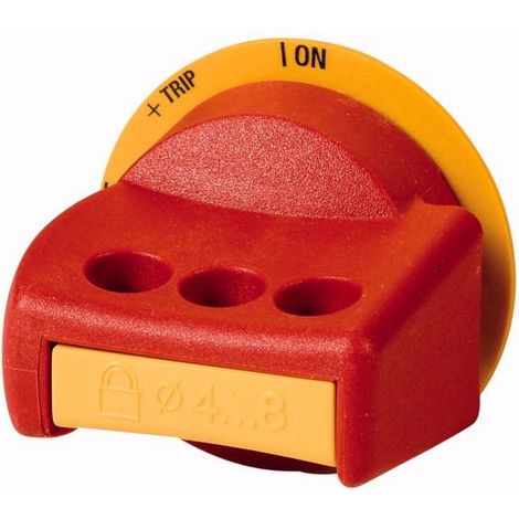Poignée rotative poignée rouge jaune candessable pour NZM1 000100733 EATON NZM1 XDGVR