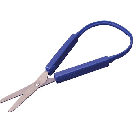 Ciseaux Ergonomiques à Boucle - Easy Grip - acier inoxydable