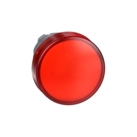 Testa Lampada Spia Ø22 gemme lisce rosse