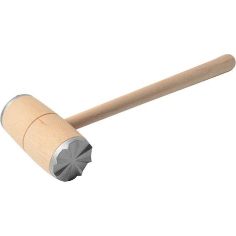Attendrisseur de viande, maillet en bois à deux faces, outil de cuisine pour attendrir la viande de steak, de bœuf, de poulet, de (1/5)