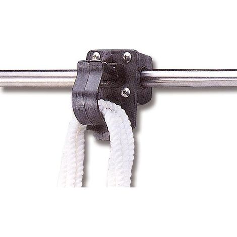 Support pour cordage avec fixationi sur tube -