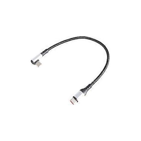 66W USB-C-zu-USB-C-Ladekabel, USB-C-Ladekabel, Schnellladekabel, Datenübertragung 480 Mbit/s für Smartphone und Tablet (einzelnes Winkelstück, 0,5 m) (1/5)