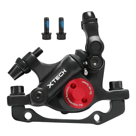 Pinzas de freno de disco hidráulicas para bicicleta, frenos de disco MTB HB-100, pinza delantera/trasera, frenos de doble pistón para bicicletas de montaña, plegables y de carretera (1/5)