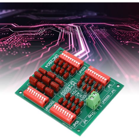 Condensateur programmable à 4 chiffres décimaux, 1 nF à 9 999 nF, à film polypropylène, 100 V CC / 70 V CA, référence DNC2B04 (1/5)