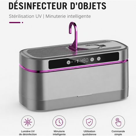 Sèche-linge portable pliable 3-en-1 gris prise US GYJ-509 réf 9870 20 × 28 × 13 cm 1,6 kg – Livraison gratuite
