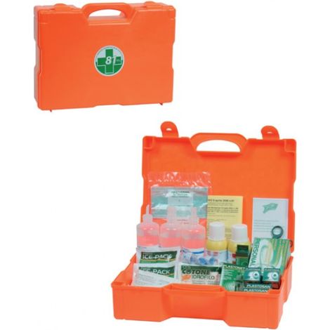 Medic 4 valigetta cassetta kit primo pronto soccorso oltre 2 persone a norma per aziende (1/5)