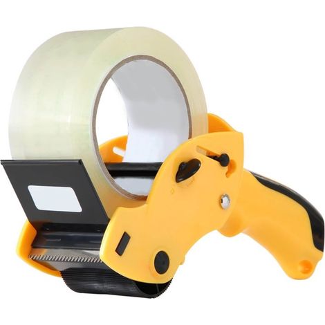 Klebebandabroller, schneller, sauberer Schnitt, 3-Punkt-Struktur, professioneller Cutter für Verpackungen (1/5)