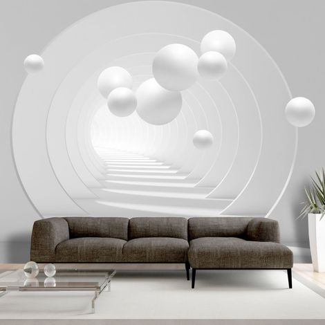 Papier Peint "3D Tunnel" 70 x 100 cm (1/2)