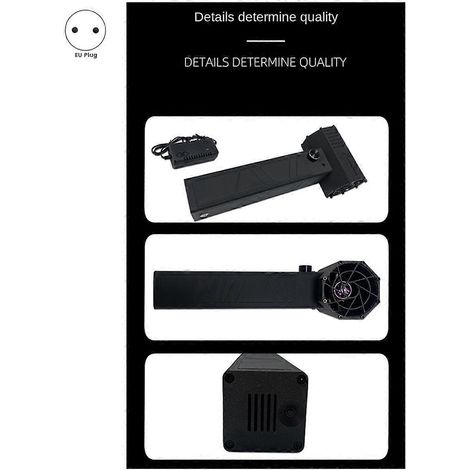 Auto-Gebläse, Handventilator mit Turbo-Jet-Technologie, 1,38 kg/s, 1000 W, EU-Stecker
