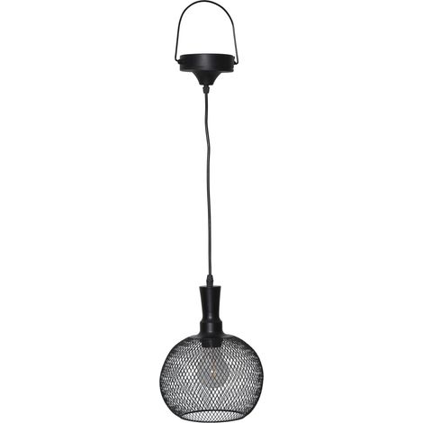 technik@all LED Solar Lampe hängend schwarz 19x24cm 481-70 (1/2)