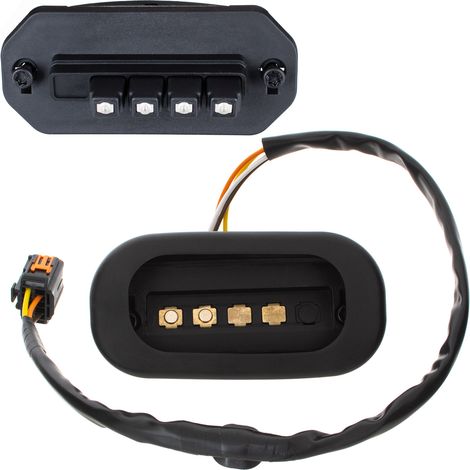 Opel Movano B 2010- contacteur + capteur d'ouverture de porte latérale coulissante 4 broches, kit de 2 pièces (1/2)
