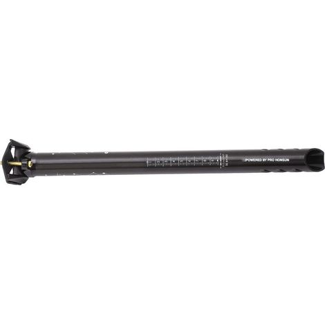 Tige de selle double piste anti-dérapante à encoche échelle claire, découpe CNC en alliage d'aluminium, pour VTT et route, noir, 30.8mm (1/5)