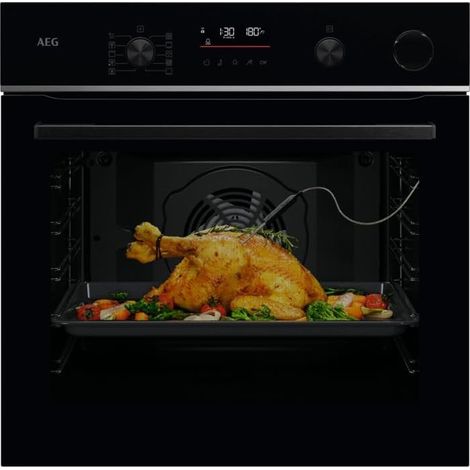 AEG Series 6000 Forno Incasso Steam Crisp (25%Vapore) + Pirolitico + Wifi Classe A++ 60 Cm TR6PB53FSB MADE IN EUROPE. Dimensione del forno: Media, Tipo di forno: Forno elettrico, Capacità interna f... (1/5)