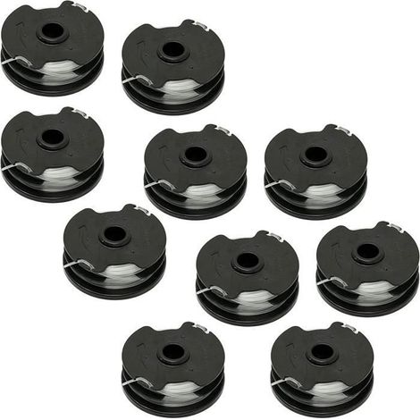 Packung mit 10 Spulen für Parkside PRTA 20 LI C3 Akku-Rasentrimmer (IAN351753) und Accusense Sense Akku-Rasenmäher. (1/4)
