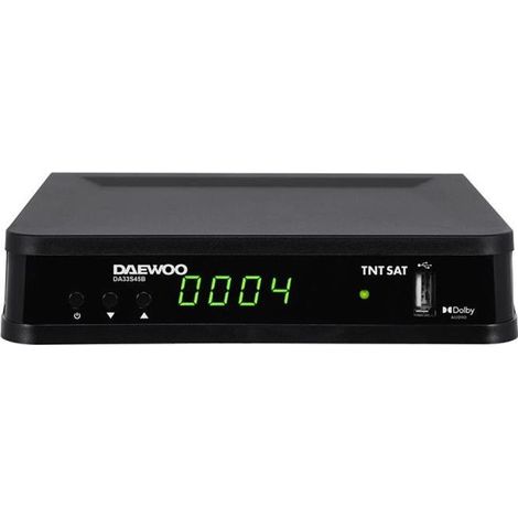 Décodeur satellite - DAEWOO - DVB S/S2 - TNT SAT - Dolby Digital Plus - USB