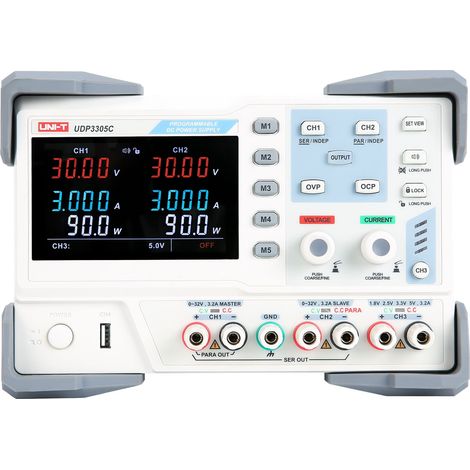 UNI-T Labornetzgerät UDP3305C, 3-Kanal, RS232, 0...30 V, 0...5 A, 315 W (1/3)