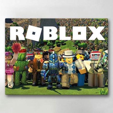 Toile / Peinture - Roblox - 40x30 cm - Toile (1/4)