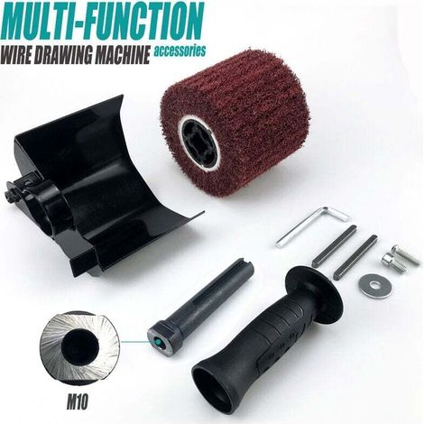 Burnishing polishing machine and accessory for angle grinder, angle grinder accessories, M10 polishing wheel drawing machine (1/5)