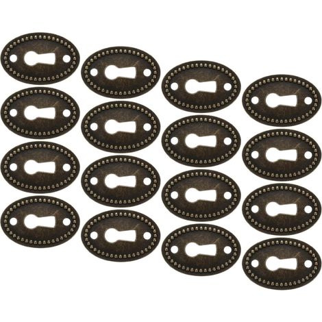 Inserts ovales en alliage pour plaques de serrure tiroir et (1/5)