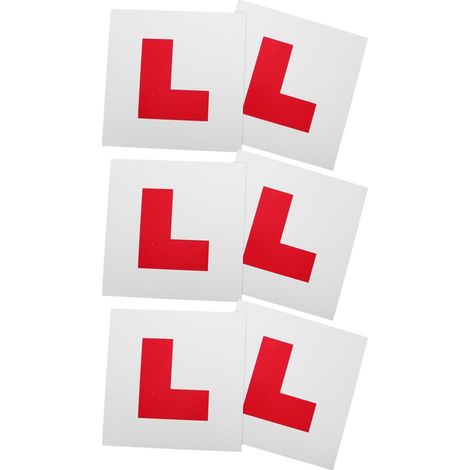 6 Pièces Panneau L Magnétique pour Apprenants, Rouge, Voiture (1/5)