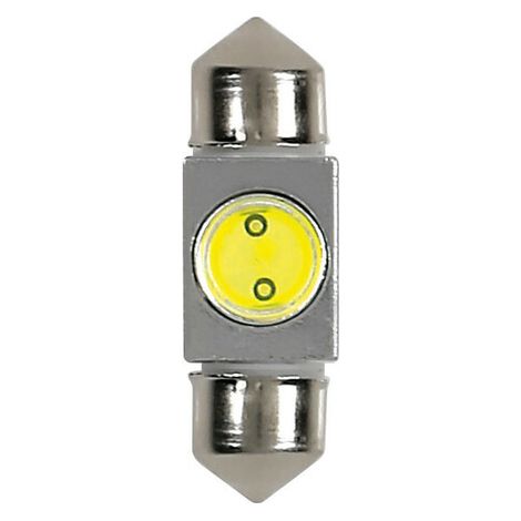 12V Led Series - 1 SMD x 2 chips - 10x31 mm - SV8,5-8 - 1 pz  - Scatola - Bianco (1/4)