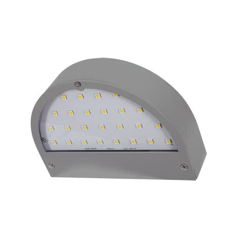 Aplique Exterior Juba Gris Led 5w luz natural