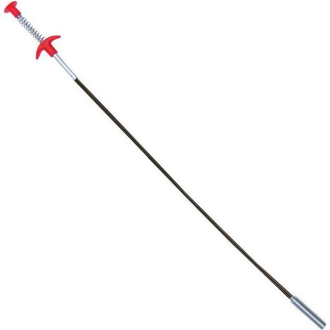 Pince de préhension flexible à 4 griffes avec tuyau flexible, outil d'aide à l'accès pour ramasser les déchets, nettoyer l'évier, les canalisations et les toilettes (35,4 pouces) (1/5)