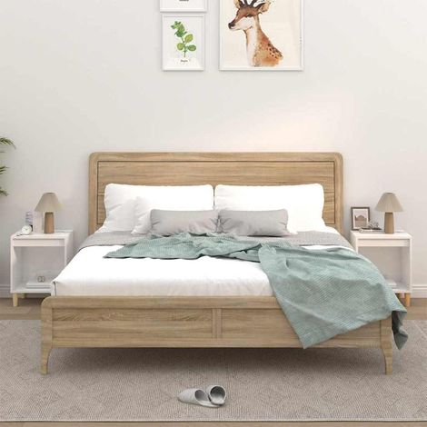 vidaXL Mesitas de noche 2 unidades blanco brillante 40x35x50 cm (1/5)