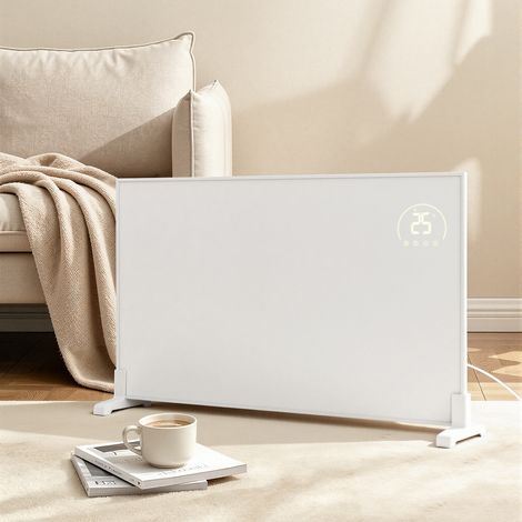 Jiubiaz Infrarotheizung 500 W mit WLAN, Thermostat, Wandmontage und Standfüßen (1/5)