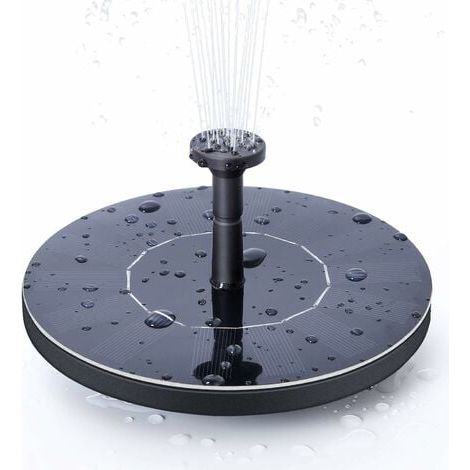 Fontaine De Stockage D'Energie Solaire 1.4W Kit De Pompe A Eau Solaire Pour Piscine Exterieure (1/5)