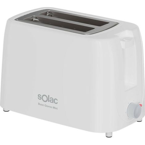 Toaster solac kompakt 750 watt weiß zwei schlitze
