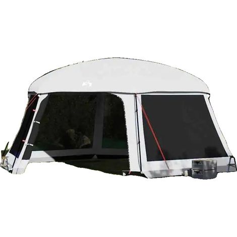 Tenda da piscina, materiale resistente, facile da pulire, grigia (1/2)