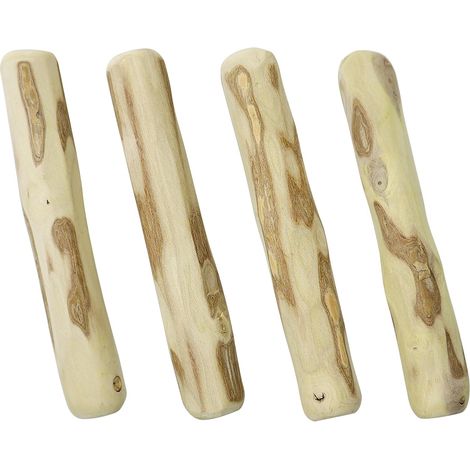 Stück natürliche Kauknochen aus Kaffeeholz für Hunde (14 x 2 cm) Kauknochen aus Kaffeeholz für Hunde zur Zahnreinigung, gegen Stress und Langeweile für kleine und mittelgroße Hunde (1/5)