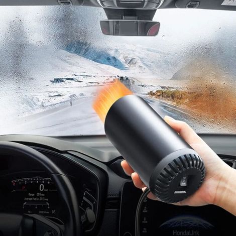 MINE 12V 150W Pare-Brise de Chauffage de Voiture, Désembueur de Dégivreur, Ventilateur de Refroidissement d'été, Chauffage en Forme de Tasse, Compact et léger (1/5)