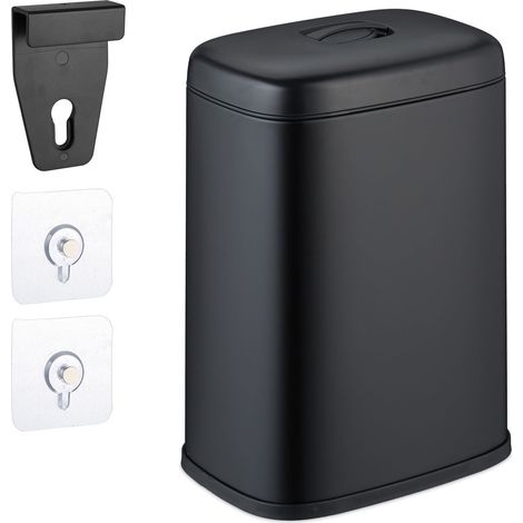 Cubo de basura de pared, 5 l, tapa extraíble