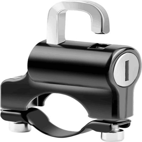 Pair Antivol de casque pour montage sur guidon Black MCBOSON