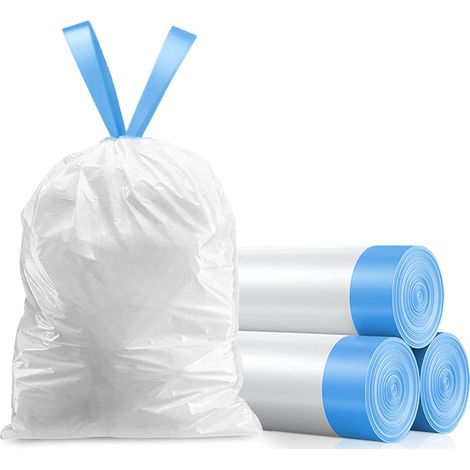 Sacs poubelle ultra résistants pour cuisine, maison et bureau, 3 gallons, paquet de 20, sans parfum (1/5)