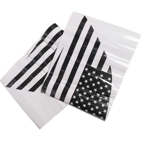 Pare-soleil latéraux en fibre de carbone et autocollants décoratifs de drapeau pour lunette arrière compatibles avec les modèles Challenger 2008-2020. (1/5)