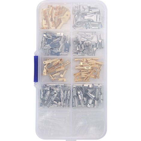 Lot de 150 cosses isolées pour câbles, connecteurs mâles et femelles, fournitures industrielles 2,8/4,8/6,3/4 mm (1/5)